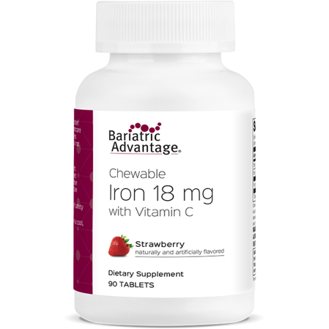 Chewable Iron 18 with Vitamin C, Strawberry
